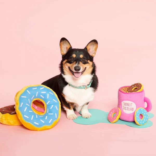 ZIPPY PAWS | Donut Interactive Plush Toy - Image 2